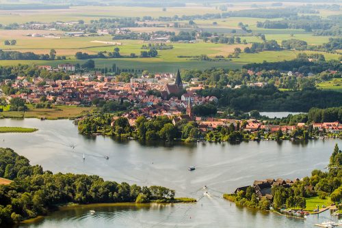 Röbel / Müritz - Luftaufnahme