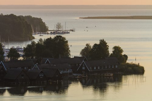 Röbel / Müritz - Bootshäuser am Hals