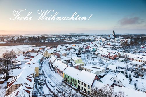 Röbel Weihnachtsgrußkarten 4er-Set – Bild 3